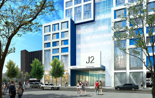 Illustration for article titled This Icy Blue Tower Will Be New Jersey's Tallest Residential Building